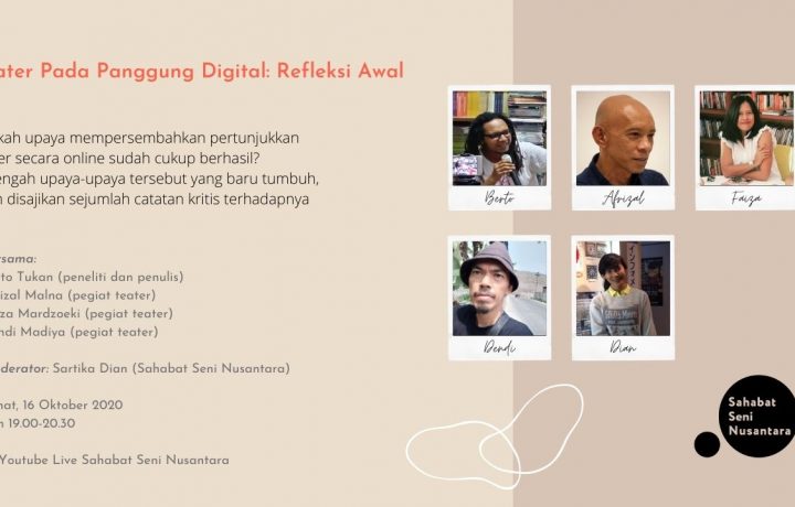 Teater Pada Panggung Digital: Refleksi Awal